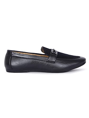 Image of AADI Men's Black Synthetic Leather Outdoor Casual Loafer - MRJ1654