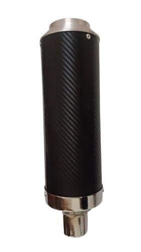 Image of SC Universal Bike Silencer Exhaust For Street Bike, Sports Bike, Motorcycles & Scooters (Black)
