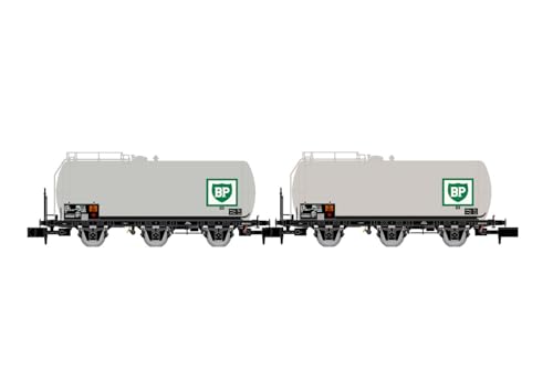 ARNOLD HN6608 SNCF, 2-Unit Pack of 3-axle Tank Wagons, BP, ep. IV Freight Wagons