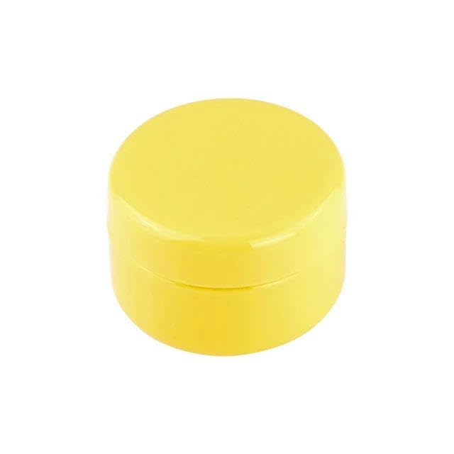 FSAMORPLE Frascos de Almacenamiento rellenables, recipientes para cosméticos de Viaje, tarros de Maquillaje vacíos, 5 Colores, 20 g, 50 g, 100 g-100 g, Amarillo