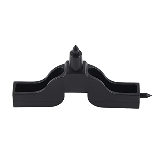 Herramienta de perforación de orificio de manguera Dispositivo de perforación de riego de goteo de jardín de para plantas de flores y material de PP negro de césped 11.5×6.5x2cm