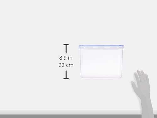 Aristo Lock & Fresh 403 Plastic Storage Container For Storing grains, pulses, rice, wheat etc - 10800 ML, Transparent Clear, large (LOCK&FRESH403)