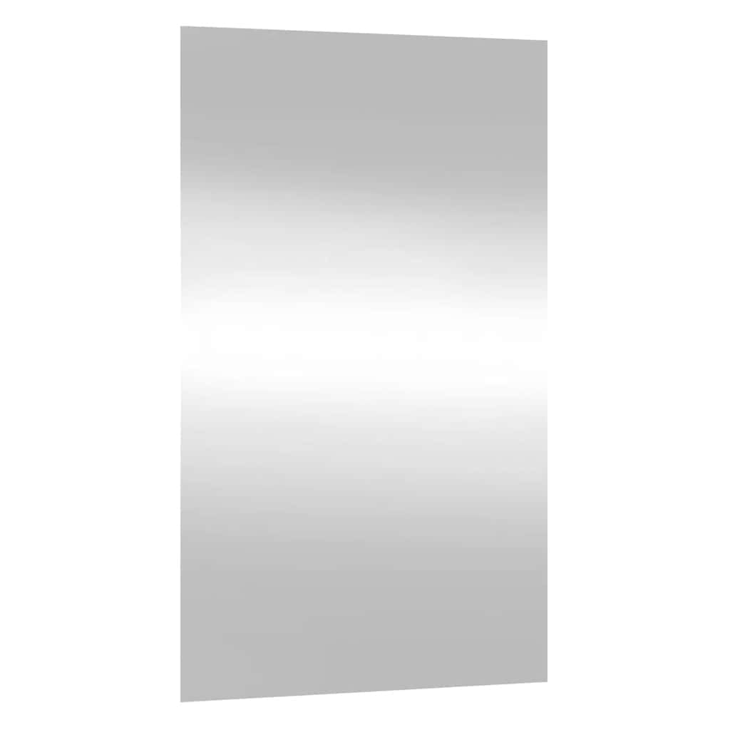 Lustro ścienne 50 x 80 cm, prostokątne, z wyraźnym odbiciem, do sypialni, korytarza, łazienki i garderoby, do montażu na ścianie, dekoracyjne lustro kosmetyczne i toaletkowe dla stylowego