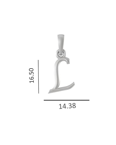 Pendentif en argent 925 véritable Mtrolls alphabet ciselé 5,1g - 4