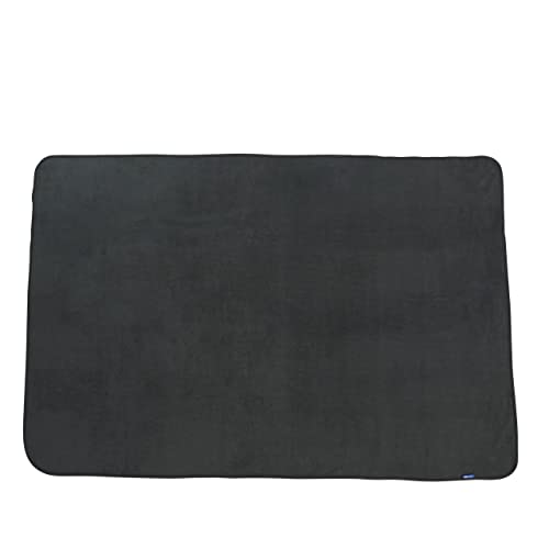 Trespass SNUGGLES weiche und warme Fleece-Decke 120cm x 180cm, Charcoal