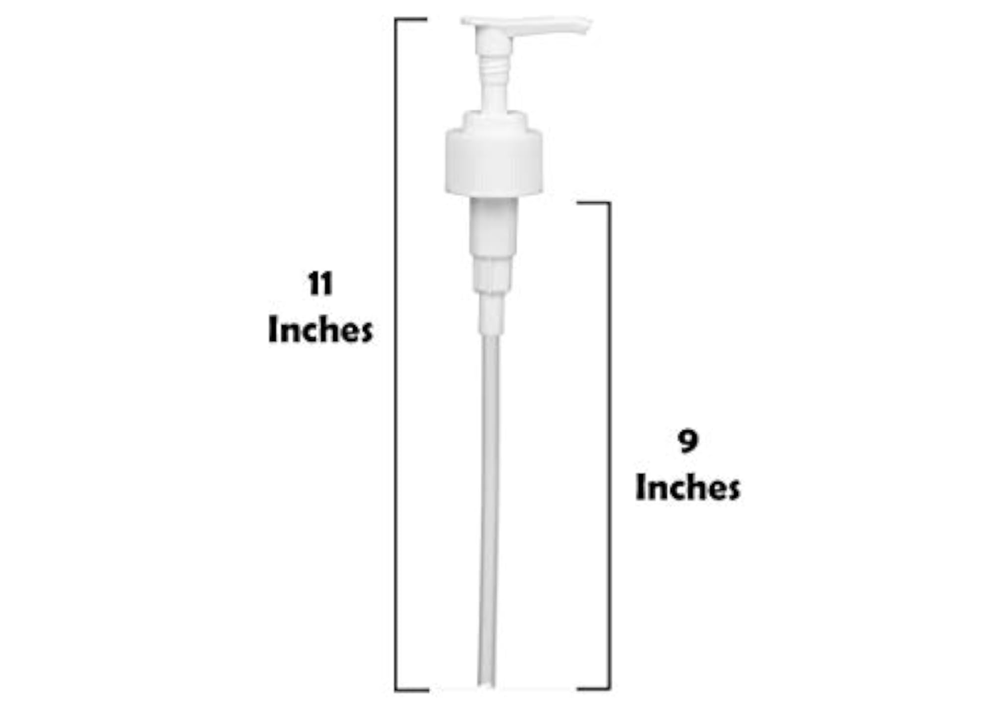 White Soap and Lotion Pump (6 Pack)