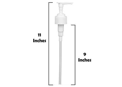 White Soap and Lotion Pump, Fits Most 32oz Castile Soap Bottles, 28/410 Neck, 5cc Dispensed Per Pump (2 Pack)4