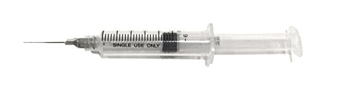 Professional 5ml Retractable Hypodermic Syringe Needle Movie Prop Kit with Case