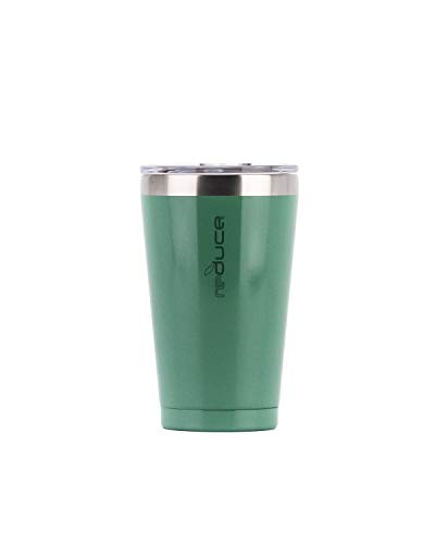 Reduce Insulated Tumbler Cup with Lid - Pint Size, Opaque Gloss Cacti Green