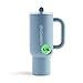 waterdrop® Borraccia Termica con Cannuccia 1.1 Litro - Freddo per 12 Ore -, Acciaio inox senza BPA, Tazza Termica, Thermos Cup, Bicchiere Cannuccia, bottiglia acqua