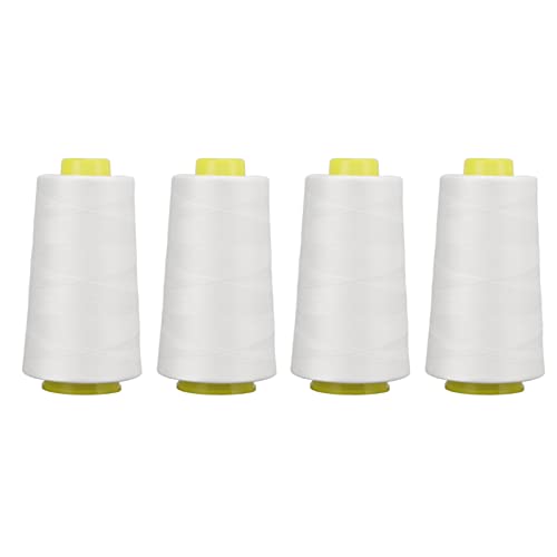 Hilos de Costura Serger Zunate 4Pcs Blanco miniatura 6
