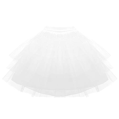 Kaerm Kids Flower Girls Tulle Mesh Puffy Tutu Skirt Wedding Dress Evening Prom Dress Up Ballet Dress Wear4