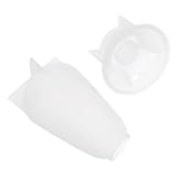 HAPINARY Moldes de Silicona para Lámpara de Luz con Base Molde Flexible para Vela Resina Epoxi y Jabón Resistente Altas y Temperaturas para Manualidades y Decoración Artesanal