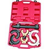 Interchangable Fork Strut Coil Spring Compressor Extractor Tool Set