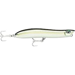 Rapalas Para Bacoreta Rapala - Señuelo de Pesca MaxRap Walk'N Roll - Construcción ABS - Señuelo de Pesca en mar y Agua Dulce Flotante - Profundidad de Nage Surface - Tamaño 10 cm / 13 g - Fabricado en Estonia - Azul