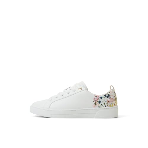 Image of Ted Baker Women's Alison Floral Leather Court Sneaker