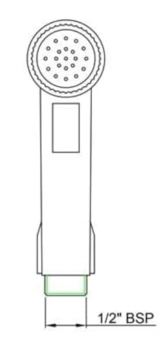 Image of Essco Abs Jetspray /Health Faucet Only, Universal in Any Tube, Easy to Handle Light Weight