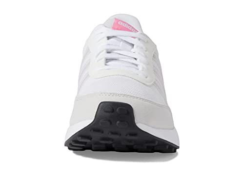 adidas Girl's Run 70s (Little Kid/Big Kid) White/Bliss Pink/Beam Pink 7 Big Kid M3