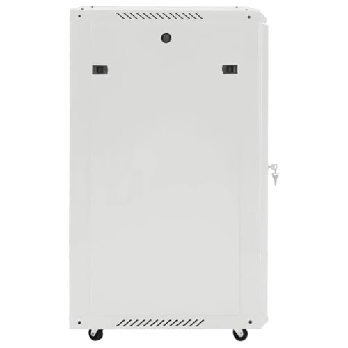 Vidaxl Armadietto Di Rete 18U Con Ruote 19" IP20 60X60X100 Cm, Armadio Di Rete Autoportante, Armadio Dati, Supporto Di Rete - 6