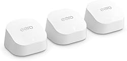 Amazon eero 6+ mesh Wi-Fi system | Fast and reliable gigabit speeds | connect 75+ devices | Coverage up to 4,5