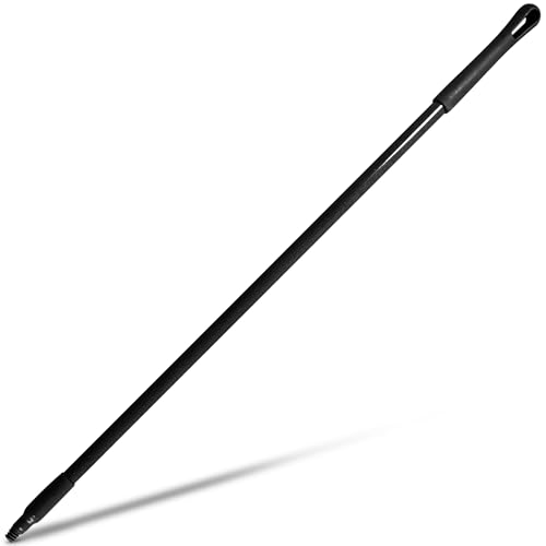Image of SPARTA 48 inch Fiberglass Replacement Handle with 3 /4 inch Acme Thread Tip, Polyester Veil Reinforced, Hanging Cap, Commercial Cleaning, Black (Pack of 12)