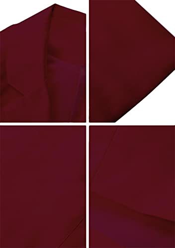 FLITAY Womens Long Sleeve Solid Color Blazer Open Front Slim Fit Work Jackets Coat2