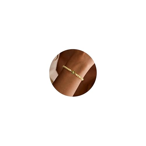 ZHESHY Birthstone Gold Bracelets for Women Trendy Clover Charm Bracelets - image 8