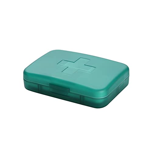 LICHENGTAI Portapillole Giornaliero Tascabile Portapillole Settimanale Piccolo Portapillole a Prova di umidità con 6 Scomparti Organizer per Pillole da Viaggio per La Vitamine Quotidiane, Pillole