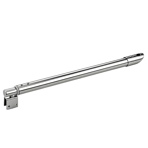 barra de soporte para mampara de ducha Brazo De Soporte Para Puerta De Vidrio De Baño, Varilla De Soporte Para Paneles De 8, 10 Y 12 Mm, Barra Estabilizadora Para Mampara De Ducha(25mm C,L: 40-60cm)