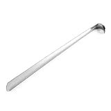 Satisfounder Shoe Horn Stainless Steel Long Handle Durable Metal Shoehorn with Hanger Hook - 16.5 inch