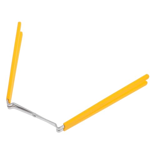 Veemoon Puesto de pasteles puesto de pastel de gasa utensilios para hornear de acero inoxidable soporte para pasteles de acero inoxidable silicona Amarillo