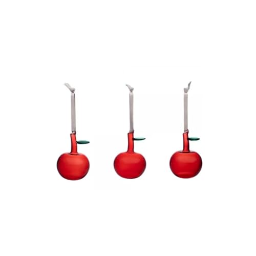 Iittala Glass Apple red 3set [SET3]