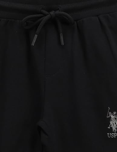 Image of U.S. Polo Assn. Kids Regular fit Boys Cotton Track Pants