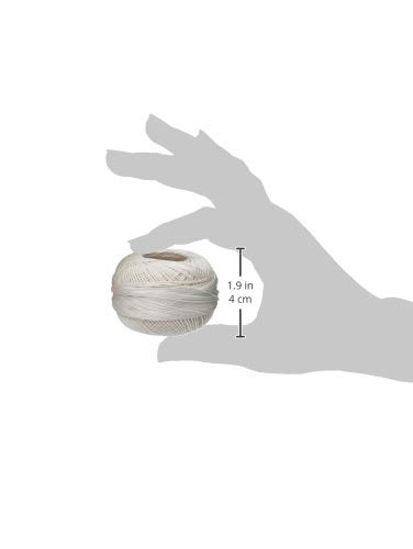 Hilo de algodón premium Lizbeth Handy Hands, color natural miniatura 3