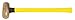 American Hammer AM5BZFG Sledge Hammer, 5 lb, 22" Bronze/Fiberglass, 3.25" Height, 2.5" Width, 22" Length