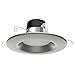Satco S39745 Transitional LED Downlight in Pwt, Nckl, B/S, Slvr. Finish, 3.44 inches, 5-6 Inches, Brushed Nickel