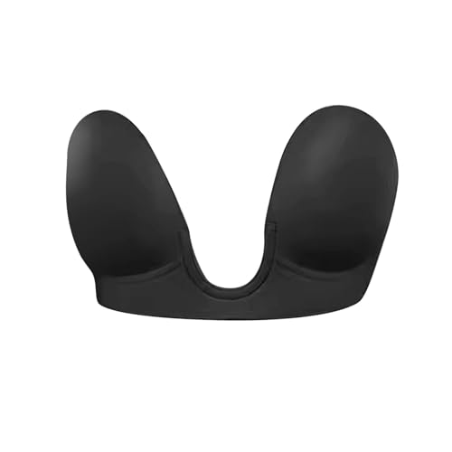 Perfeclan Soutien-gorge sans bretelles antidérapant, décolleté plongeant en U, Invisible, rembourré, Push up, collant, pour robe, costume de bain, fête de, je