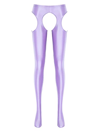 Image of CHICTRY Women's Tights Control Top Pantyhose Toe Garter Belt Hollow Out Stockings Panties