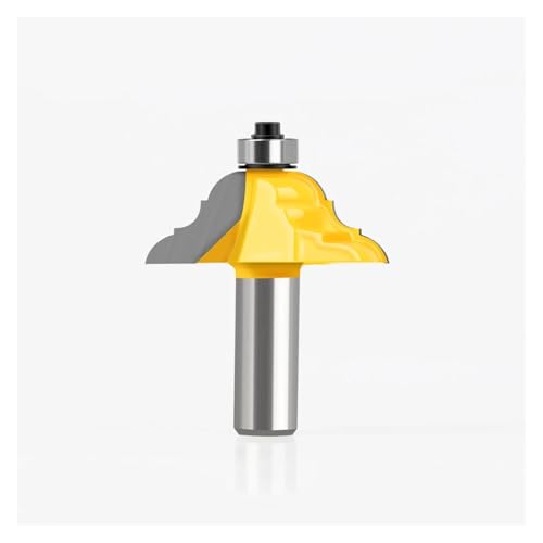 Fraise à graver convexe 12x50mm avec tige de 12.7mm pour bois