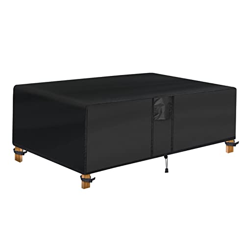 Outdoor-Coffee-Table-Cover-Waterproof-Rectangular-Patio-Coffee-Table-Cover-36L-x-22W-x-18H-inches-Black-Outdoor-Small-Side-Table-Cover-Patio-Furniture-Covers-for-Outdoor-Furniture