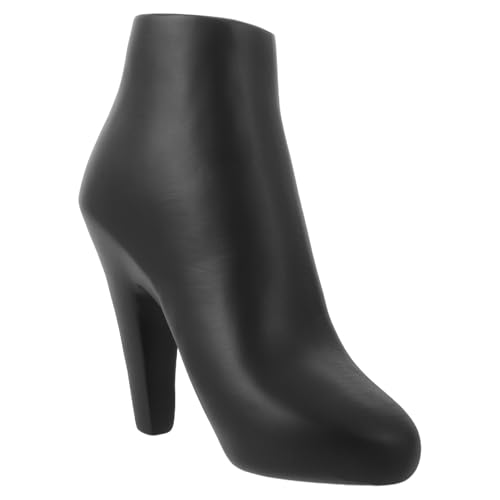 Présentoir pour chaîne de cheville en résine design chaussure noir