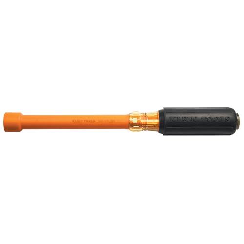 Klein Tools 646-5/8-INS 5/8-Inch Insulated Nut Driver, Made In Usa, 6-Inch Hollow Shaft And Cushion Grip Handle cover