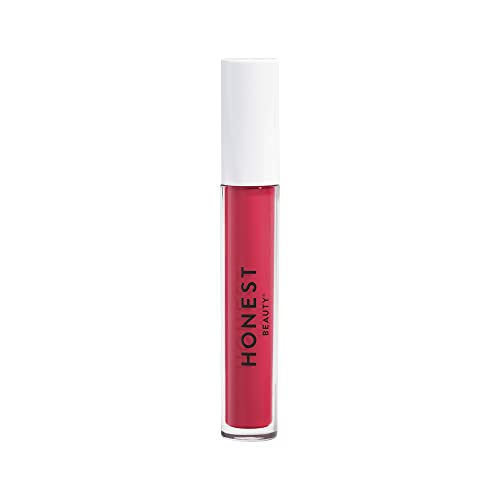 Honest Beauty Lápiz labial líquido - Amor | Vegano | Dura en tus labios todo el día mientras los hidrata, además de ser de sensación flexible | sin materiales sintéticos, libre de silicona, libre de crueldad | 0.12 fl. oz.