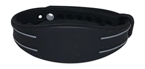 2 – 26 Bit H10301 125 KHz Proximity Wristbands Black Adjustable AuthorizID Wiegand Waterproof Compatible w/ 1386 1326 7610 1586 1391 1346. Works with Most Access Control Systems. Free tech Support
