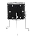 DW Design 16 x 18 Black Satin Floor Tom with Legs