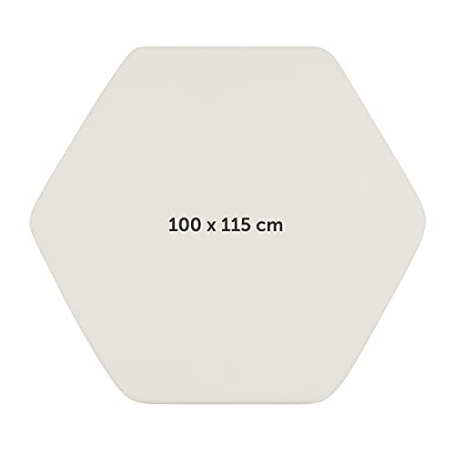 Laleni Jersey Prześcieradło 100x115 cm do kojca - Oeko-Tex certyfikowane - Prześcieradło sześciokątne z bawełny - W kolorze kości słoniowej
