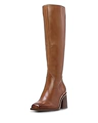 Golden Walnut Leather Wide Calf