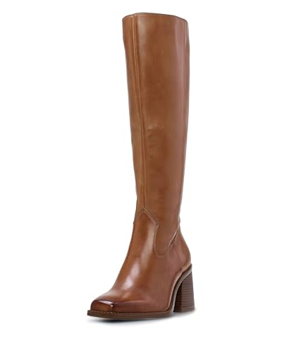 Image of Vince Camuto Women's Sangeti Wide Calf Stacked Heel Knee High Boot