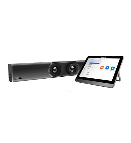 TWA Yealink Bundle of A30-020 Leading Platform Collaboration bar with CTP18 Touch Panel and Microfiber Cloth Works with Zoom, RingCentral, Vonage, Teams Connects to PC, Mac, Cellphones and Softphones