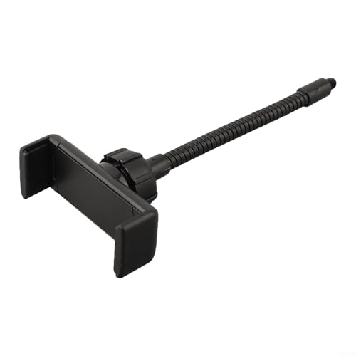Soporte de clip de manguera de trípode para smartphone, agujero de tornillo de 14 pulgadas y soporte de abrazadera flexible para transmisión en vivo con cuello de cisne flexible y compatibilidad con